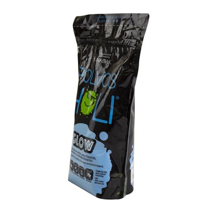 Polvos Holi Glow Azul Fluorescente Maxibolsa 650gr - MarchanteMX