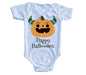 Body Bebé Happy Halloween Calabaza Cuernos - MarchanteMX