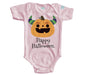 Body Bebé Happy Halloween Calabaza Cuernos - MarchanteMX