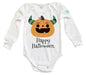 Body Bebé Happy Halloween Calabaza Cuernos - MarchanteMX