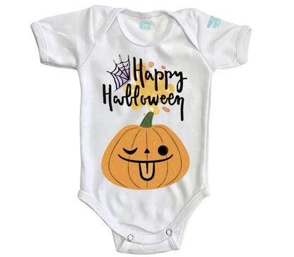 Body Bebé Happy Halloween Calabaza Mueca - MarchanteMX