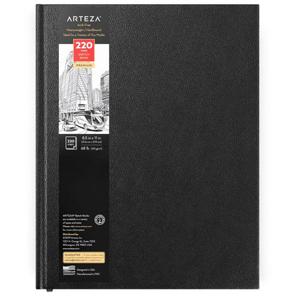 2 Sketchbook Cuaderno Dibujo 110h 68g Dura 21.6x27.9 Arteza