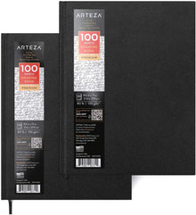 Set de 2 Sketchbook Cuaderno Dibujo 80h Pasta Dura 21.6x27.9 Arteza