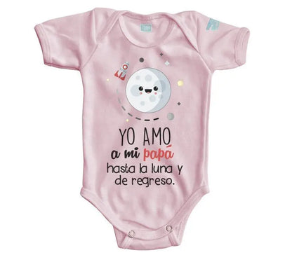 Pañalero Yo amo a mi papá Manga Larga / Azul / 12 - Coveme - vista trasera