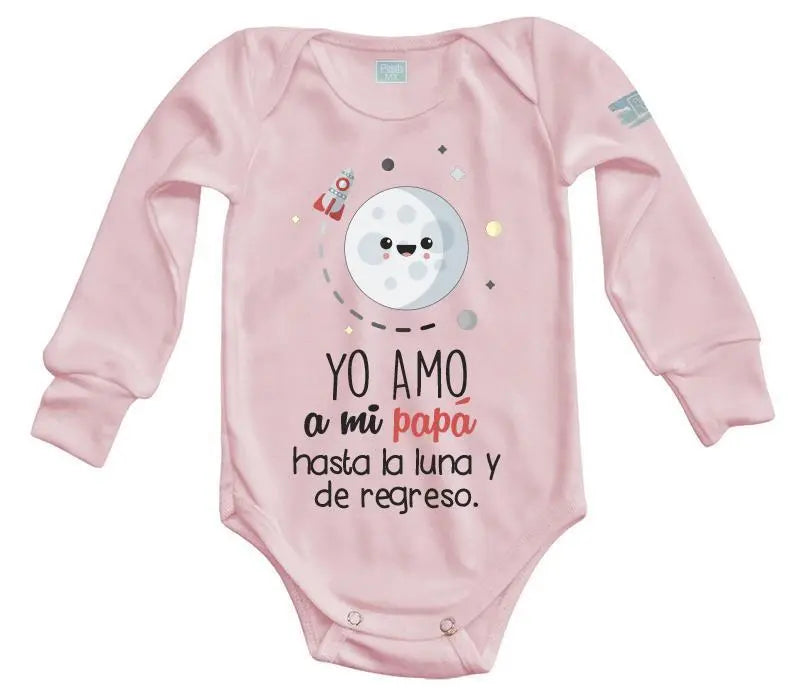 Pañalero Yo amo a mi papá Manga Larga / Azul / 12 - Coveme