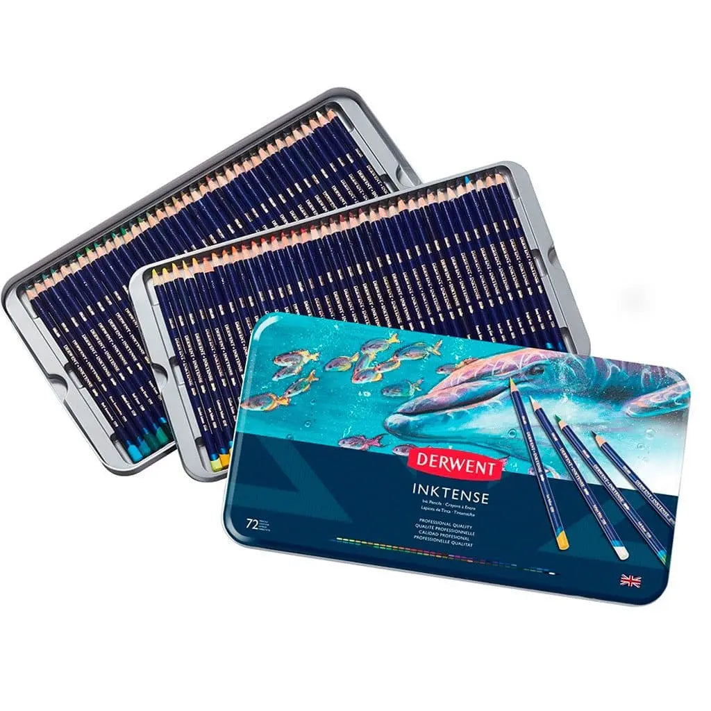 DERWENT - Caja metálica con 72 lápices inktense no. 2301843 Derwent