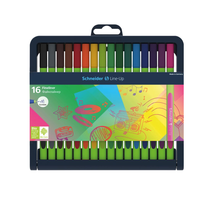SCHNEIDER - ESTUCHE CON 16 ESTILÓGRAFOS PUNTA FINA - LINE-UP