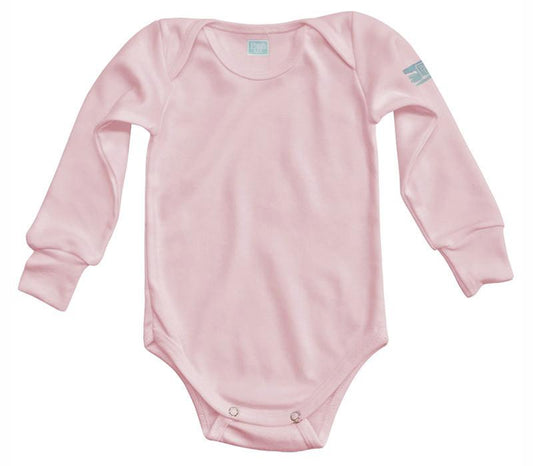 Body Bebe Rosa Manga Larga - MarchanteMX