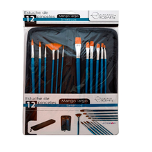 RODART - Estuche de 12 pinceles surtidos