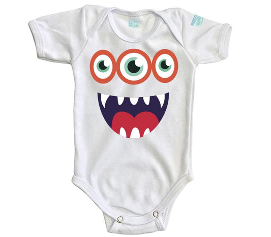 Body Bebé Monstruo 3 Ojos - MarchanteMX