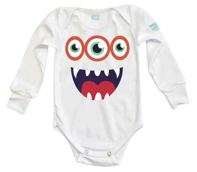 Body Bebé Monstruo 3 Ojos - MarchanteMX