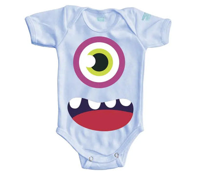 Body Bebé Monstruo Fiusha - MarchanteMX