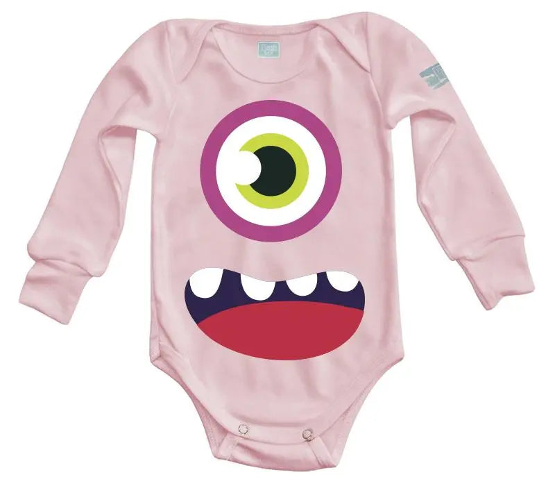 Body Bebé Monstruo Fiusha - MarchanteMX