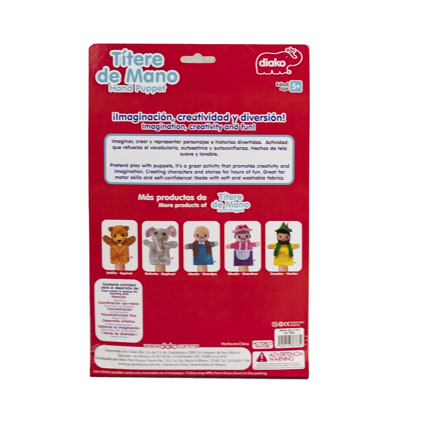 TÍTERE BIYÚ PATO - Diako - accesorios