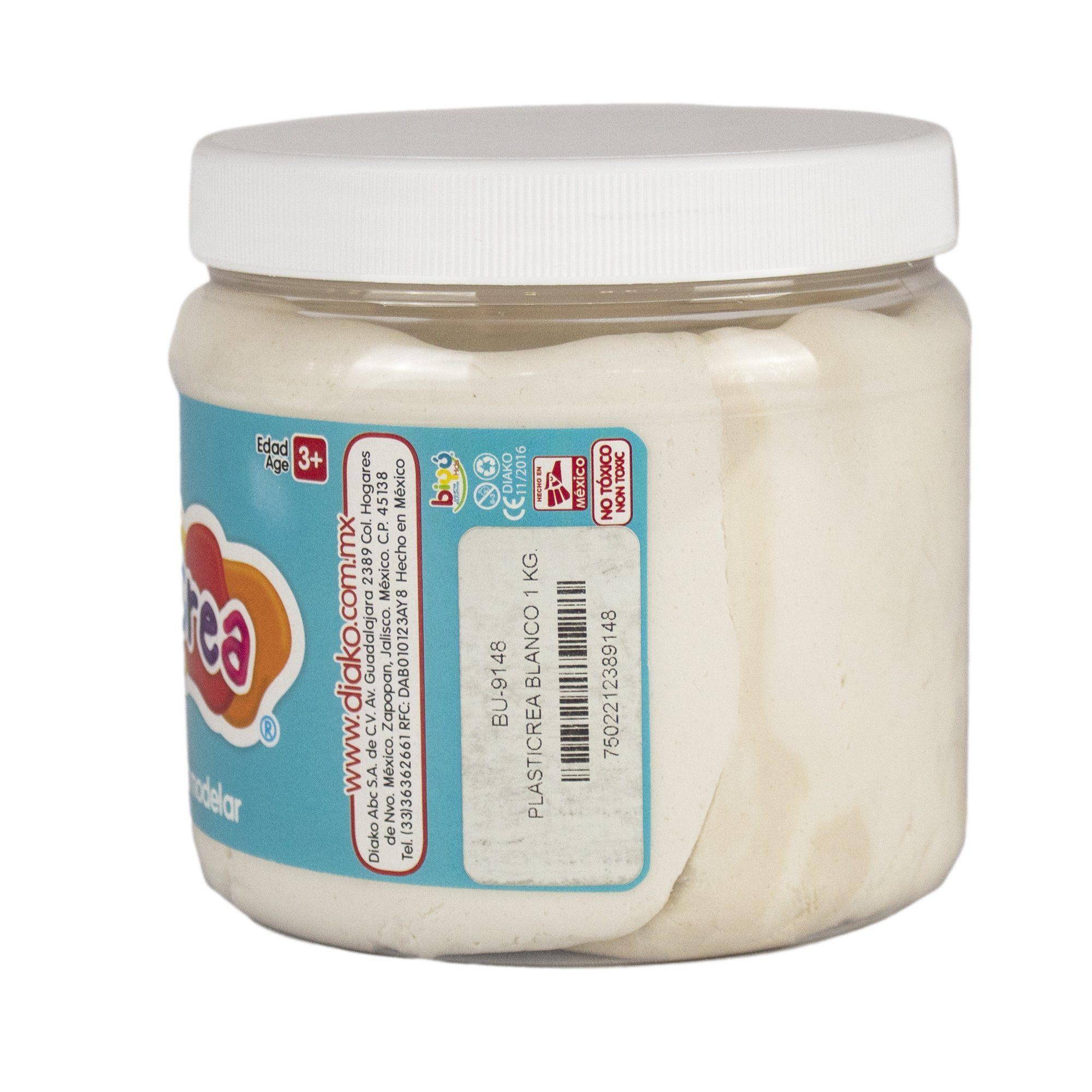 Plasticrea Blanco 1Kg - MarchanteMX