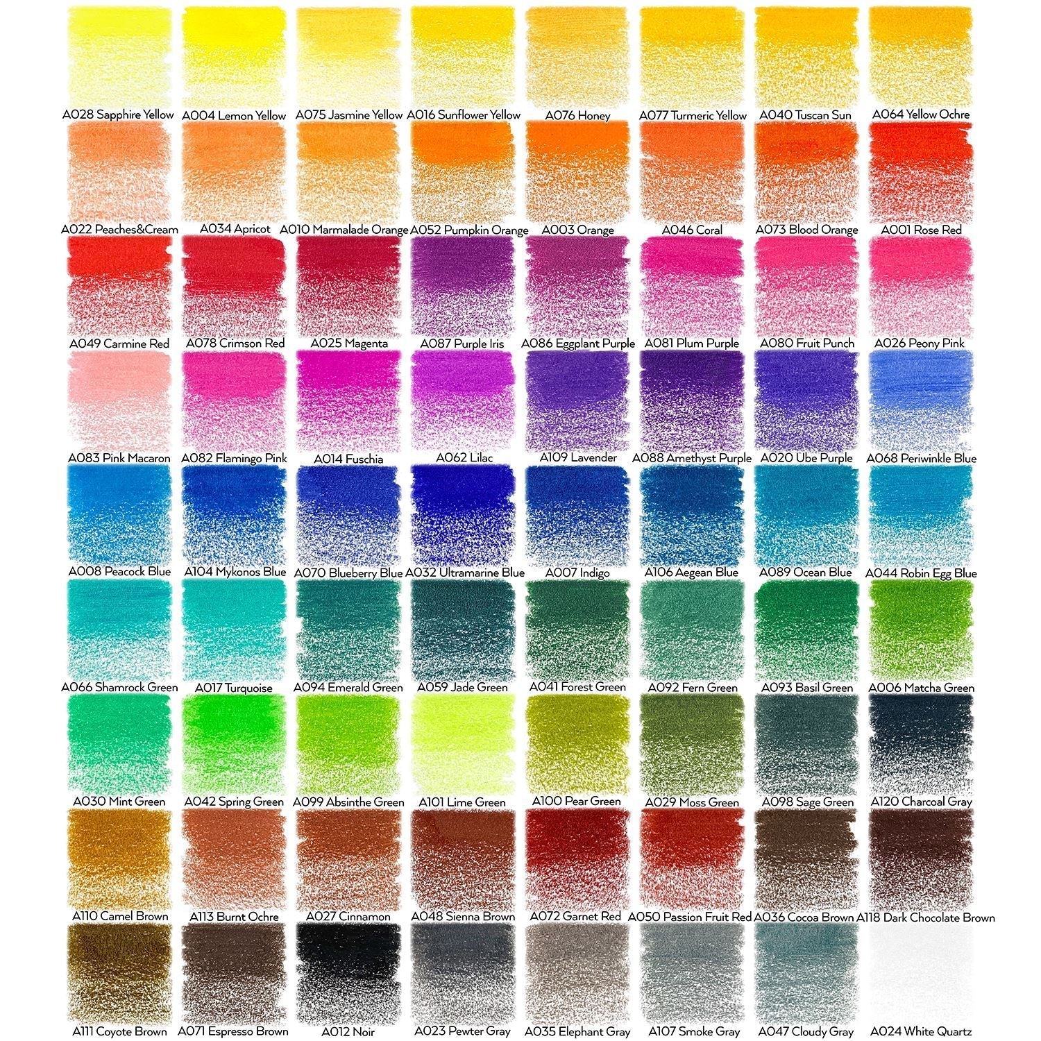 Set 72 Lápices Profesionales Colores Dibujo Arte Arteza Pro