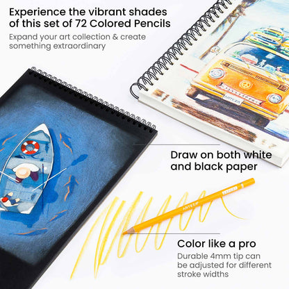Set 72 Lápices Profesionales Colores Dibujo Arte Arteza Pro - Arteza