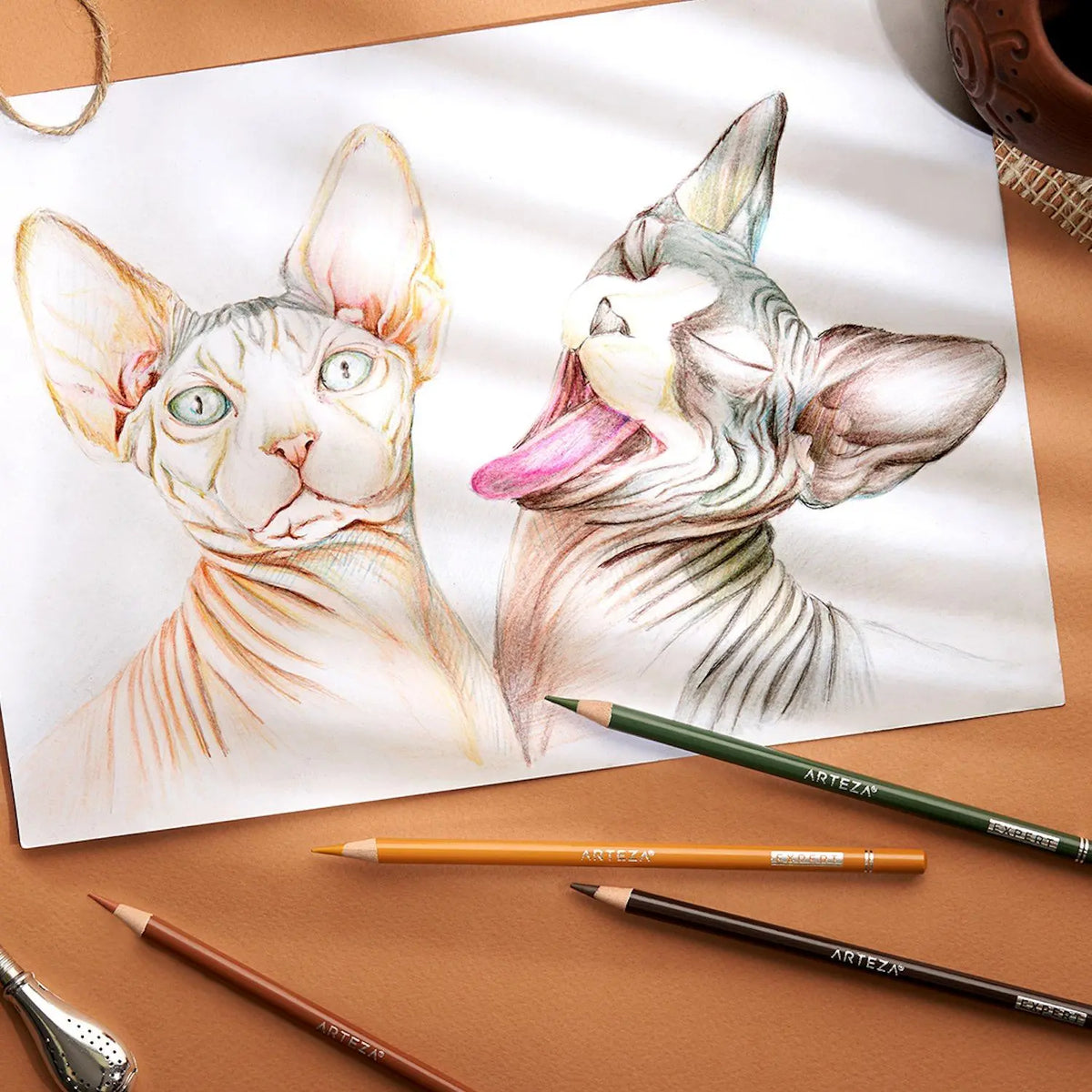 Set 72 Lápices Profesionales Colores Dibujo Arte Arteza Pro - Arteza - contenido