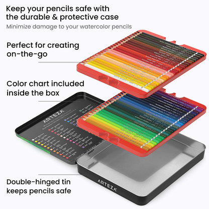 Set 48 Lápices Acuarelables Dibujo Acuarela Expert Arteza