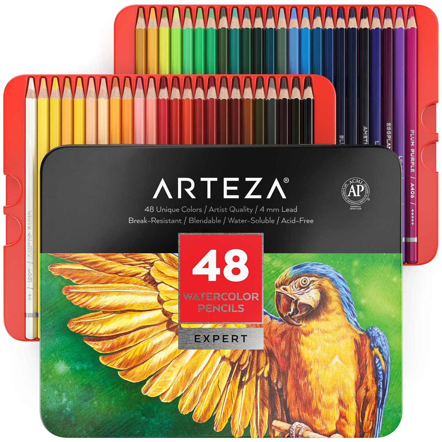 Set 48 Lápices Acuarelables Dibujo Acuarela Expert Arteza