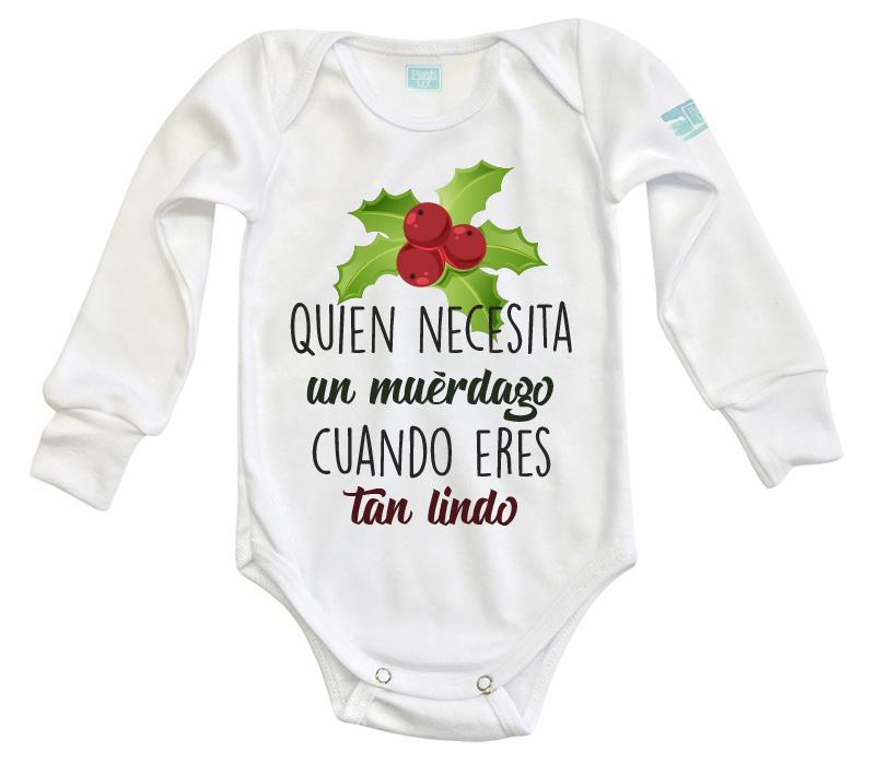 Body Bebe Quien Necesita Muérdago - MarchanteMX