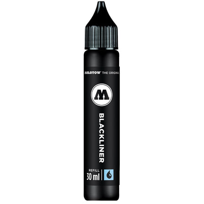 MOLOTOW -REFILL DE TINTA BASE AGUA BLACKLINER 30ML