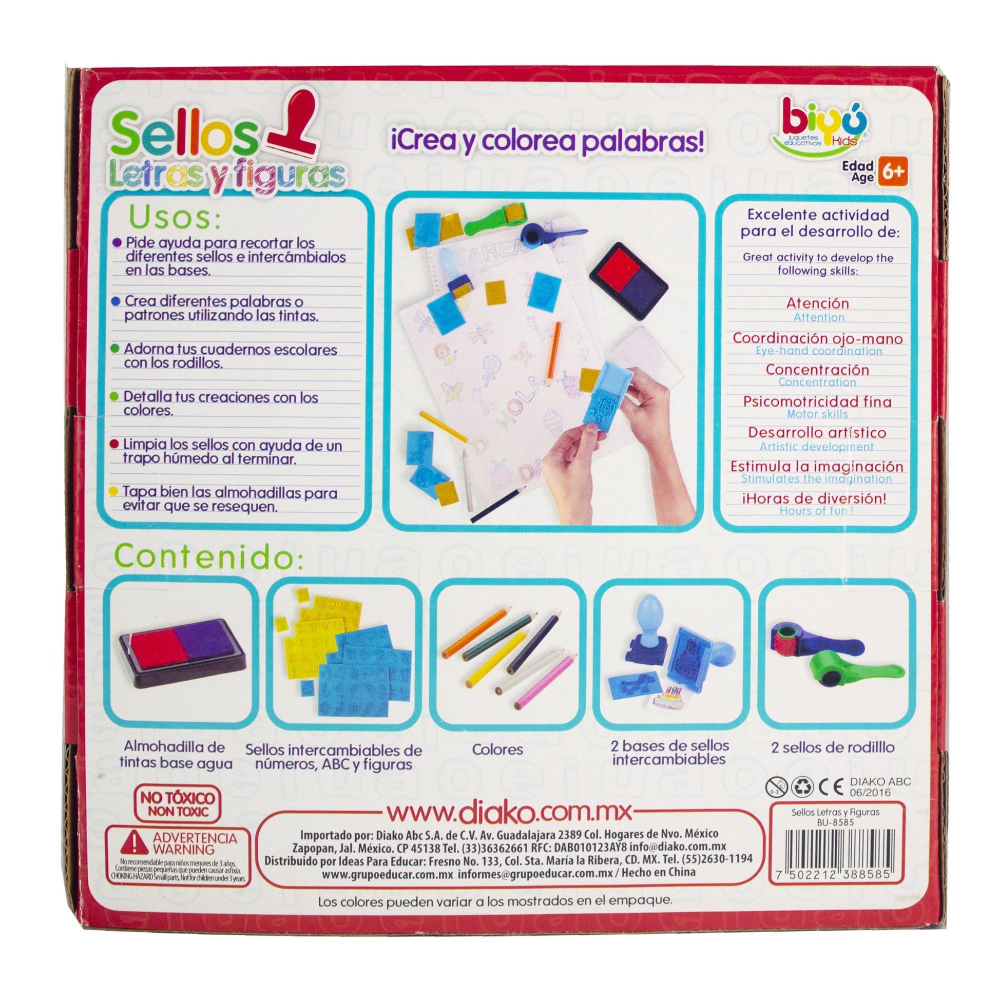 Sellos Letras y Figuras Diako - MarchanteMX