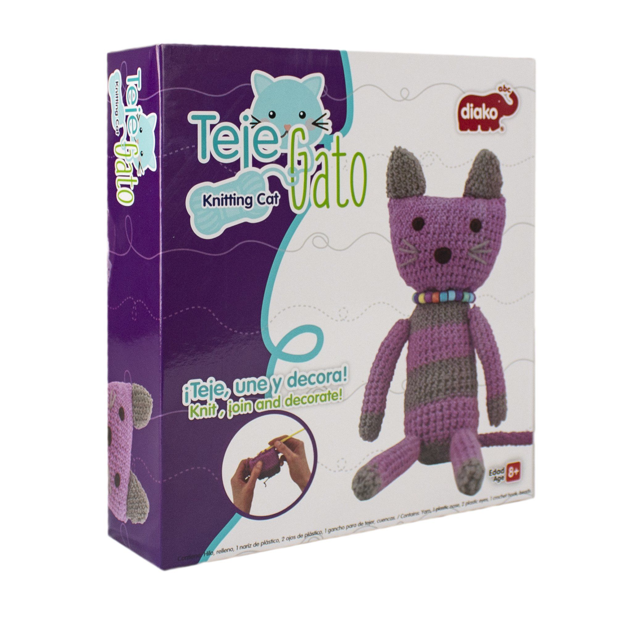 Teje Gato Estambre Juego Didáctico Diako - MarchanteMX