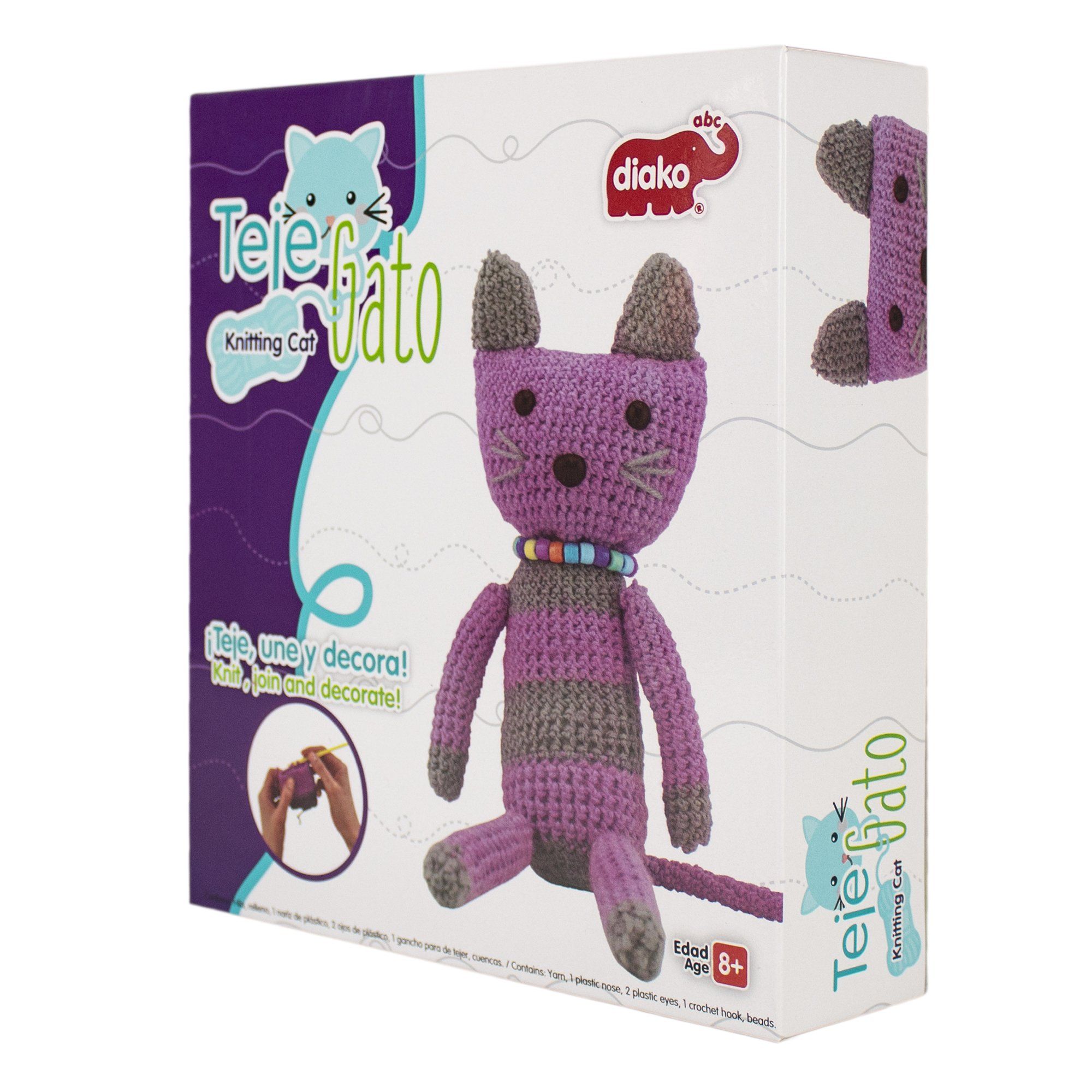 Teje Gato Estambre Juego Didáctico Diako - MarchanteMX