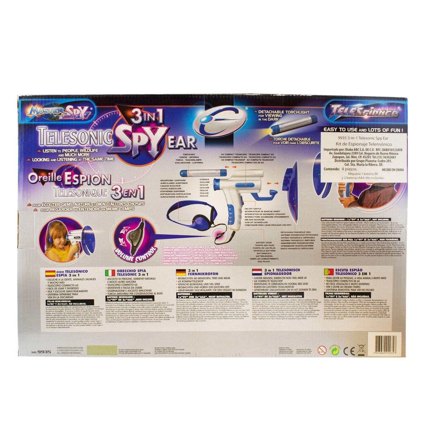 Juego 3 En 1 Espía Telesonico Diako Didáctico Niño Niña - MarchanteMX