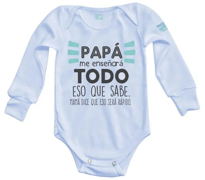 Body Bebe Todo Lo Que Sabe - MarchanteMX
