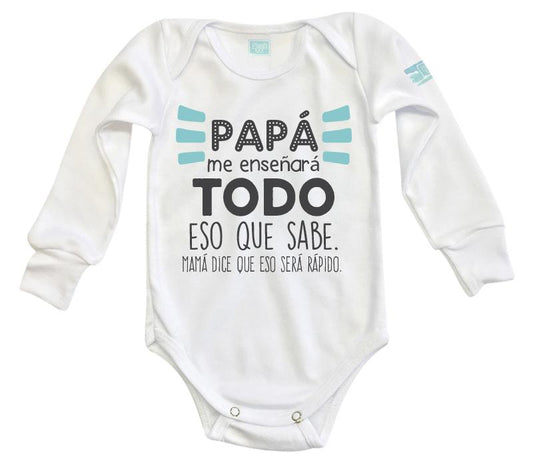 Body Bebe Todo Lo Que Sabe - MarchanteMX