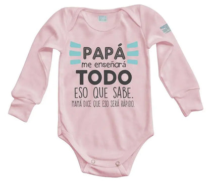 Body Bebe Todo Lo Que Sabe - MarchanteMX