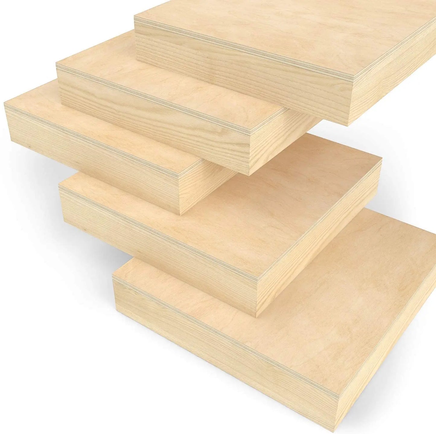 Set de 5 Lienzo Madera Canvas Bastidor Pintura 20x20 Arteza - Coveme - vista trasera